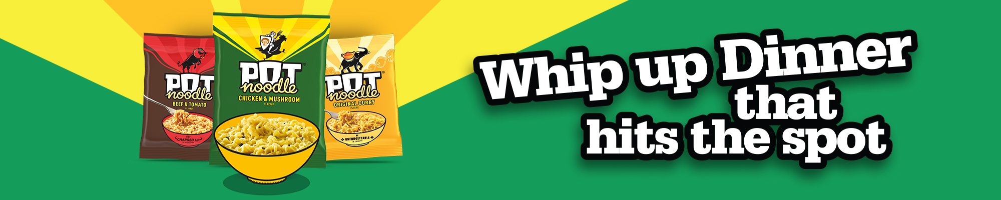 Pot Noodle: whip up dinner that hits the spot